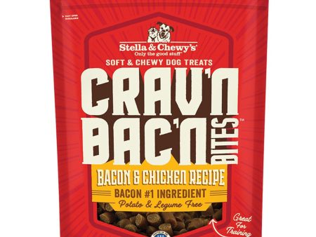 Stella and Chewys Dog Cravn Bacon Bites Chicken 8.25oz. Online