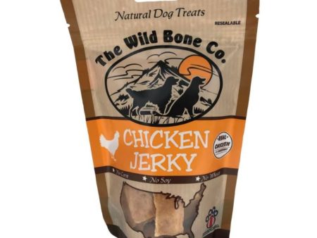 The Wild Bone Co. Natural Jerky Dog Treats Chicken 4.5oz. Online Hot Sale