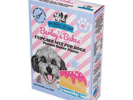 The Bear And The Rat Dog Barleys Bakes Cupcake Mix Peanut Butter 9oz. Sale