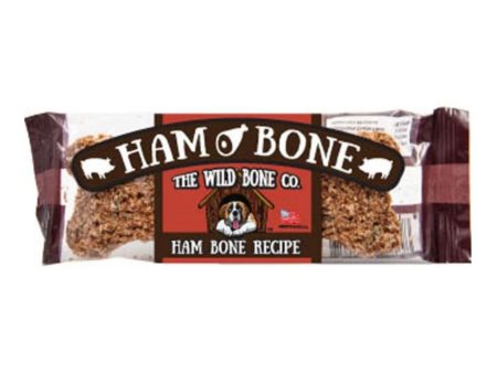 The Wild Bone Co. Jerky Style Dog Treats Display Ham 1oz.-24 Pc Sale