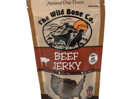 The Wild Bone Co. Natural Jerky Dog Treats Beef 2.75oz. Hot on Sale