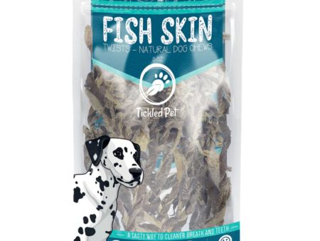 Tickled Pet Dog 8oz. Icelandic Codfish Skin Twists on Sale