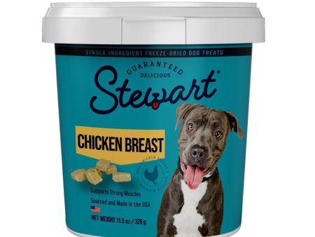 Stewart Single Ingredient Freeze Dried Dog Treats Chicken Breast, 1ea 11.5oz. For Discount