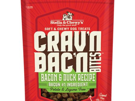 Stella and Chewys Dog Cravn Bacon Bites Duck 8.25oz. For Cheap