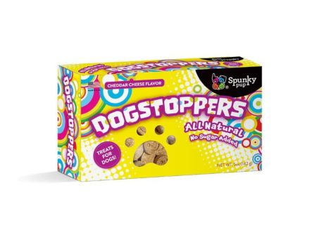 Spunkypup Dogstoppers Crunchy Biscuits For Dogs Cheese 5oz. For Cheap