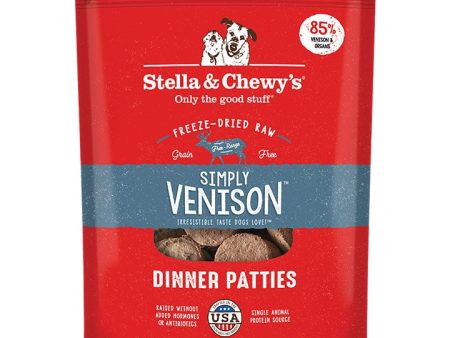 Stella And Chewys Dog Freeze-Dried Dinner Patties Simply Venison 25oz. on Sale