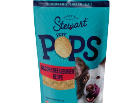 Stewart Puff Pops Freeze Dried Dog Treats Bacon Cheeseburger, 1ea 5.8oz. Online Sale