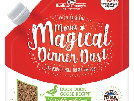 Stella and Chewys Dog Freeze-Dried Marie Magical Dinner Dust Duck 7oz. Online