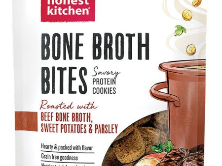 The Honest Kitchen Dog Bone Broth Bites Beef With Sweet Potato And Parsely 8oz. Online Sale