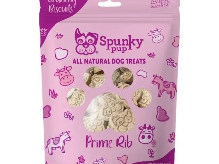 Spunkypup Crunchy Biscuit Dog Treats 10oz. For Sale