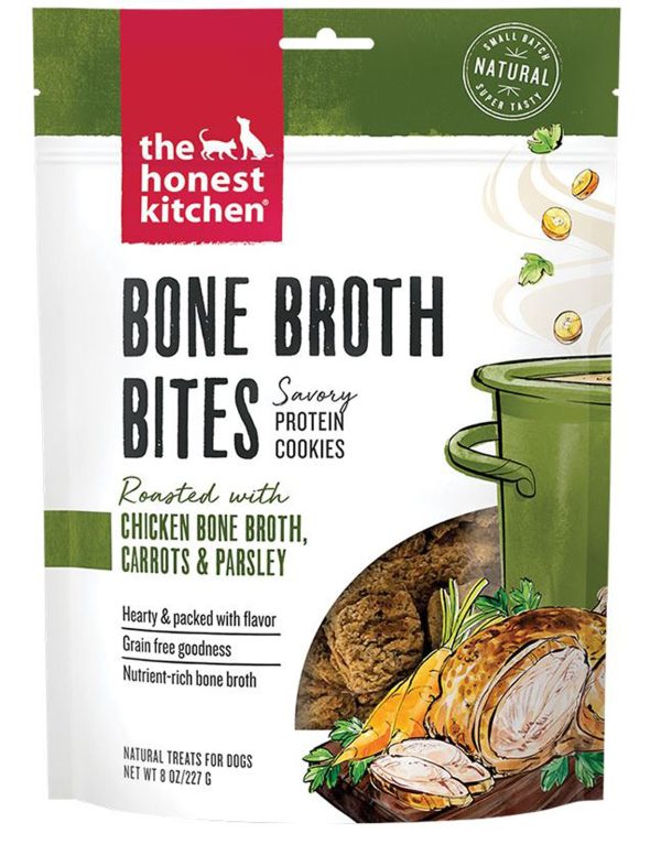 The Honest Kitchen Dog Bone Broth Bites Chicken 8oz. Online