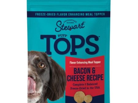 Stewart Pufftops Freeze Dried Flavor Enhancer Bacon Cheese 3.5oz. Online now