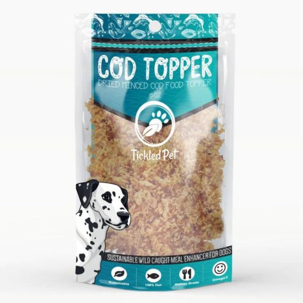 Tickled Pet Dog 6oz. Cod Topper Online Hot Sale