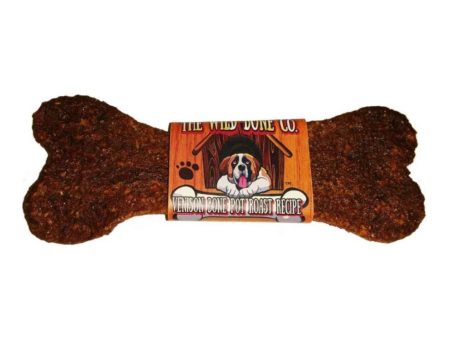 The Wild Bone Co. Jerky Style Dog Treats Display Venison 1oz.-24 Pc Online now