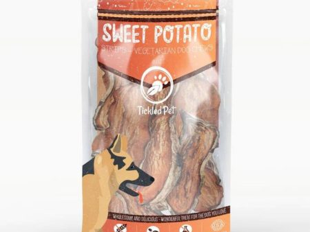 Tickled Pet Dog 8oz. Sweet Potato Chews Strips For Sale