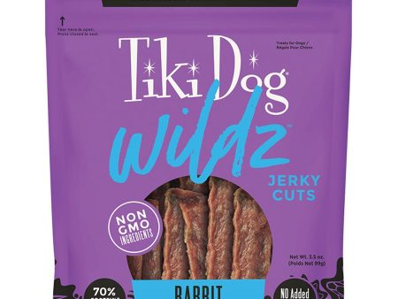 Tiki Pet Dog Wildz Jerky Grain Free Rabbit 3.5oz. Online now