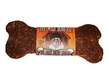 The Wild Bone Co. Jerky Style Dog Treats Display Elk 1oz.-24 Pc Cheap