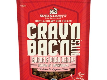 Stella and Chewys Dog Cravn Bacon Bites Pork 8.25oz. Sale