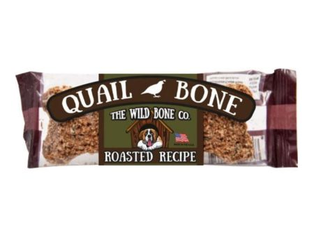 The Wild Bone Co. Jerky Style Dog Treats Display Quail 1oz.-24 Pc on Sale