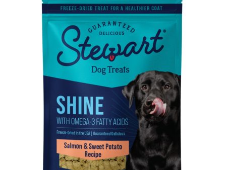 Stewart Shine w Omega3 Freeze Dried Dog Treats for Healthy Coat Salmon & Sweet Potato, 1ea 8oz. Hot on Sale