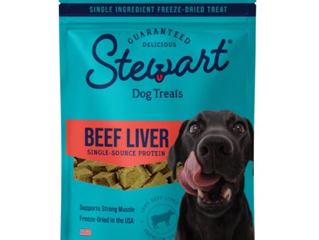 Stewart Single Ingredient Freeze Dried Dog Treats Beef Liver, 1ea 8oz. Sale