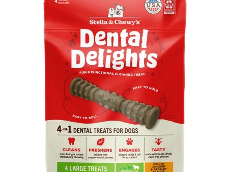 Stella & Chewy s Dog Dental Delights Large 4 Pack Cheap