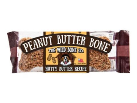 The Wild Bone Co. Jerky Style Dog Treats Display Peanut Butter 1oz.-24 Pc on Sale