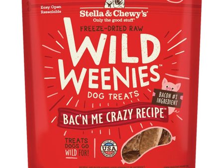 Stella And Chewys Dog Freeze-Dried Weenie Bacon 3oz. For Discount