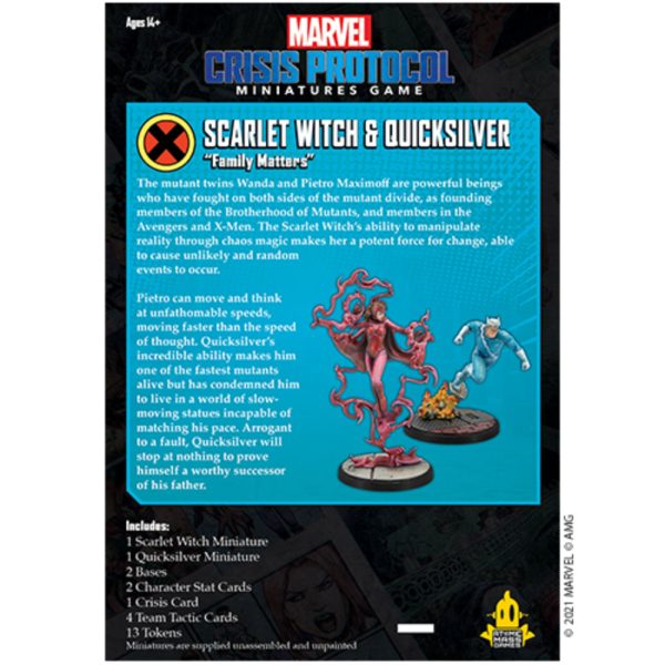 Marvel Crisis Protocol - Scarlet Witch & Quicksilver Online Hot Sale