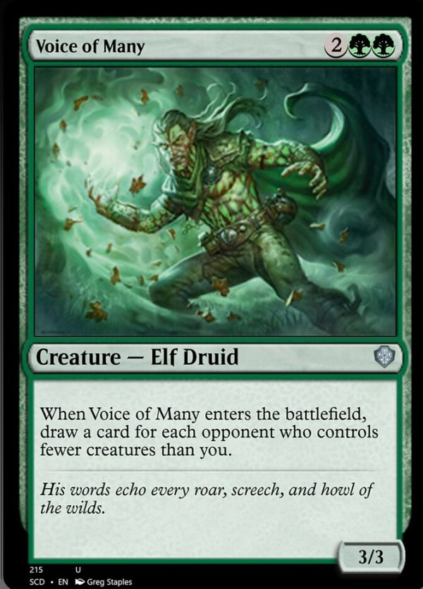 Voice of Many [Starter Commander Decks] Cheap