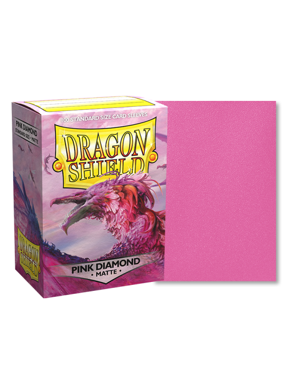 Dragon Shield Matte Sleeve - Pink Diamond 100ct Sale