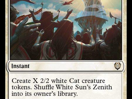 White Sun s Zenith [Phyrexia: All Will Be One Commander] For Cheap