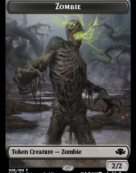 Zombie    Marit Lage Double-Sided Token [Dominaria Remastered Tokens] For Sale