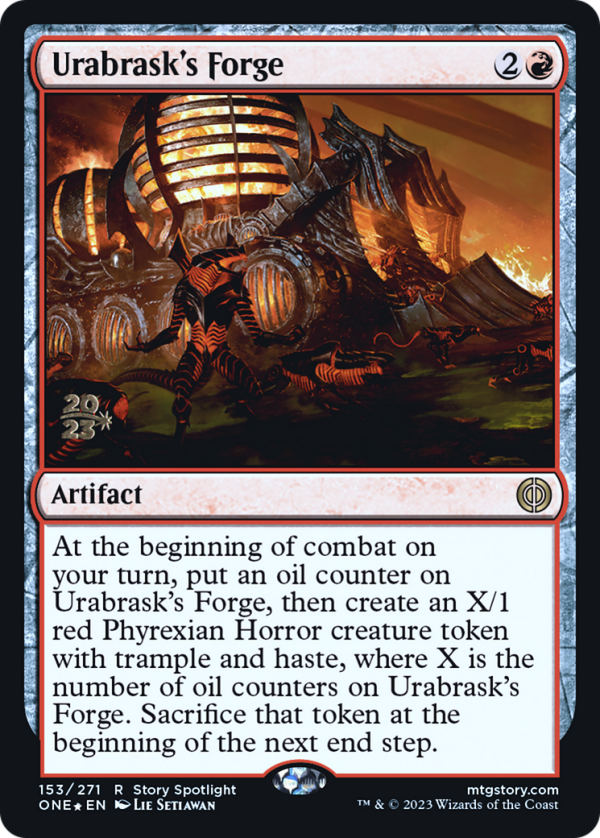 Urabrask s Forge [Phyrexia: All Will Be One Prerelease Promos] Online Hot Sale