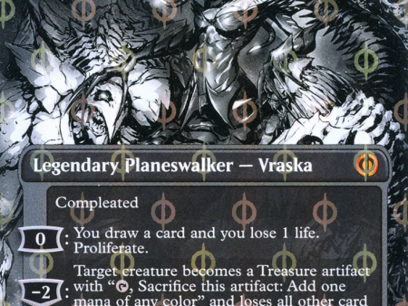 Vraska, Betrayal s Sting (Borderless Manga Step-and-Compleat Foil) [Phyrexia: All Will Be One] Hot on Sale