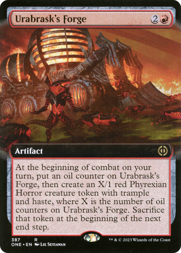 Urabrask s Forge (Extended Art) [Phyrexia: All Will Be One] Cheap