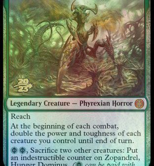 Zopandrel, Hunger Dominus [Phyrexia: All Will Be One Prerelease Promos] on Sale