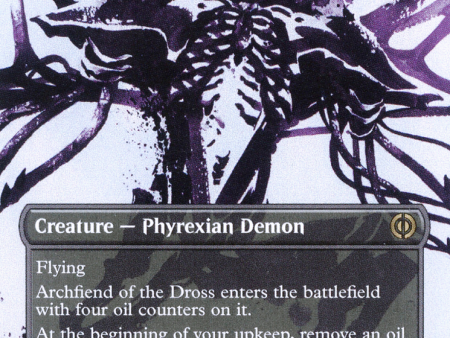 Archfiend of the Dross (Borderless Ichor) [Phyrexia: All Will Be One] Hot on Sale