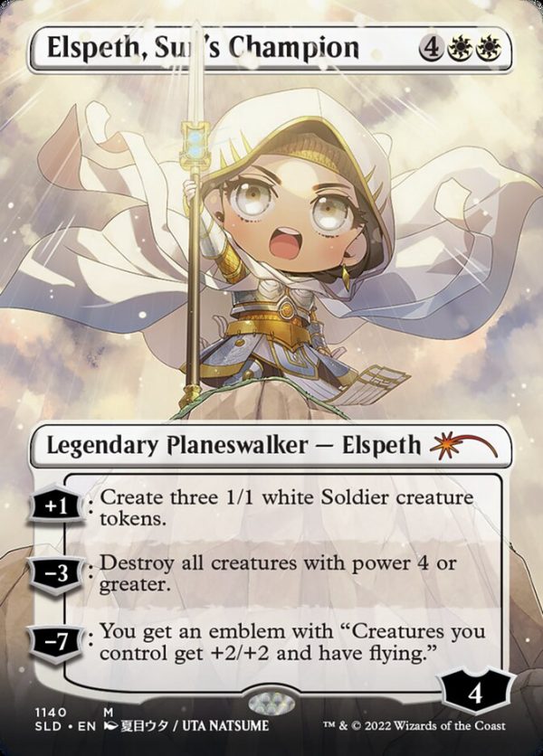 Elspeth, Sun s Champion (Borderless) (1140) [Secret Lair Drop Series] Online Hot Sale