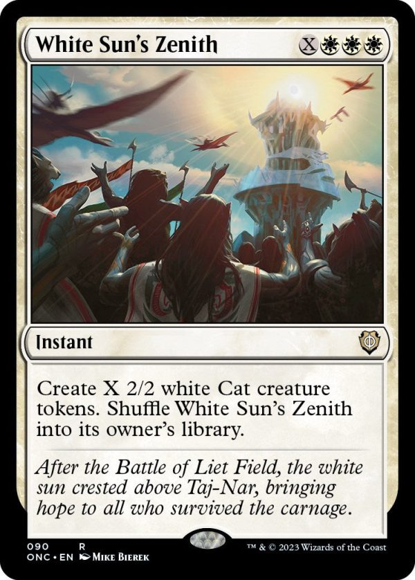 White Sun s Zenith [Phyrexia: All Will Be One Commander] For Cheap