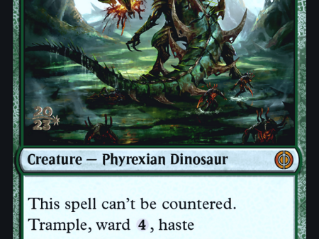 Tyrranax Rex [Phyrexia: All Will Be One Prerelease Promos] Sale