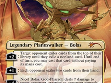 Nicol Bolas, God-Pharaoh (Borderless) [Secret Lair 30th Anniversary Countdown Kit] Sale