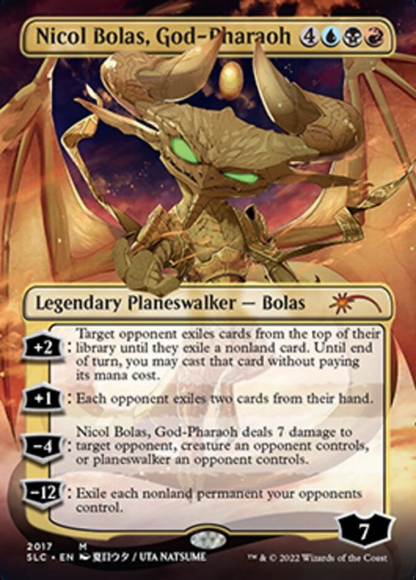 Nicol Bolas, God-Pharaoh (Borderless) [Secret Lair 30th Anniversary Countdown Kit] Sale