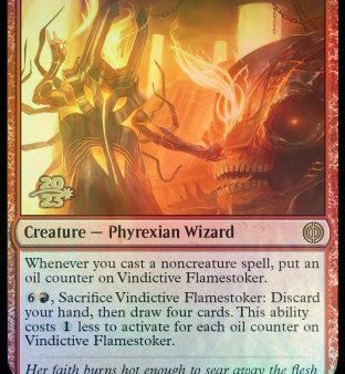 Vindictive Flamestoker [Phyrexia: All Will Be One Prerelease Promos] Supply