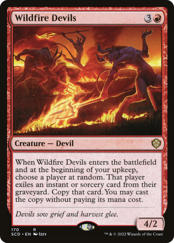 Wildfire Devils [Starter Commander Decks] For Discount