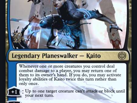 Kaito, Dancing Shadow [Phyrexia: All Will Be One Prerelease Promos] Discount