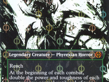 Zopandrel, Hunger Dominus (Borderless Ichor Step-and-Compleat Foil) [Phyrexia: All Will Be One] For Discount