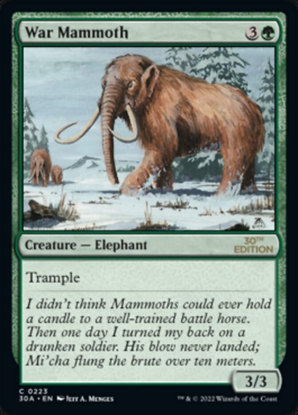 War Mammoth [30th Anniversary Edition] For Cheap