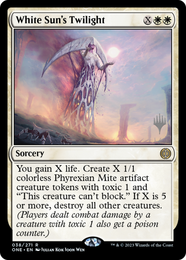 White Sun s Twilight (Promo Pack) [Phyrexia: All Will Be One Promos] For Discount