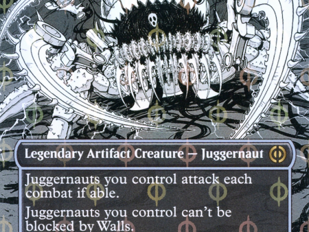 Graaz, Unstoppable Juggernaut (Borderless Manga Step-and-Compleat Foil) [Phyrexia: All Will Be One] on Sale